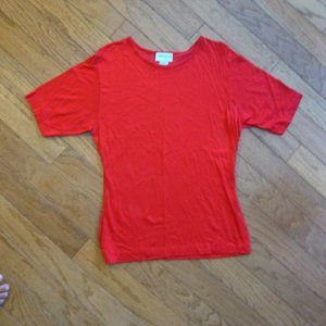 FREE if Bundled!!! 5/$25 Sale!!! Red Just Clothes knit top.